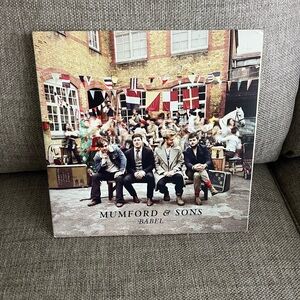 Mumford & Sons "Babel" Vinyl Album - White & Beige Artwork